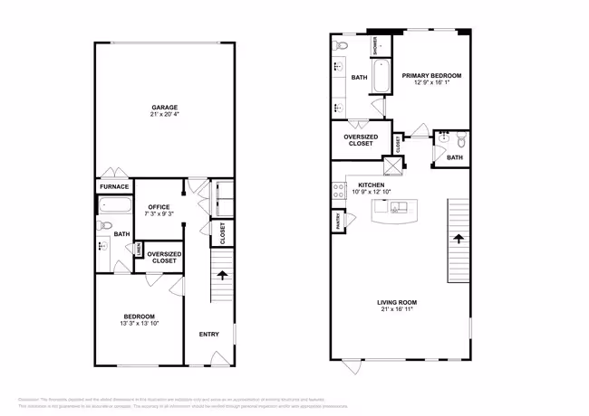 Townhome 2 01-1006 floor plan